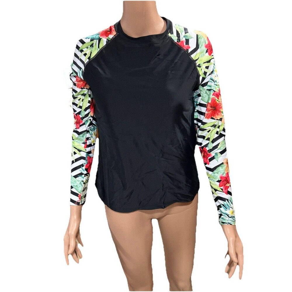 Daci Swimsuit Top Shirt Women’s Small Long Sleeves